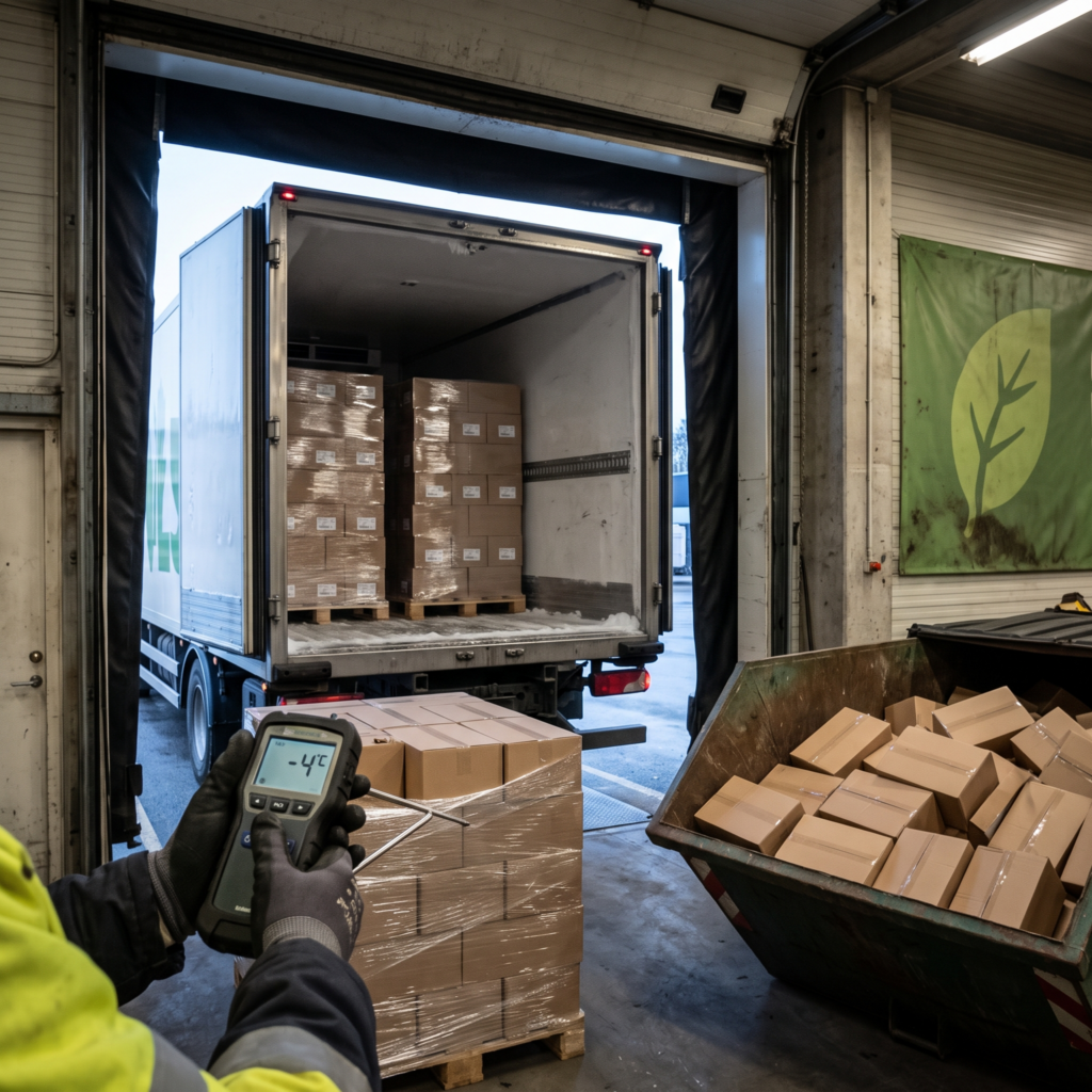 Vrachtwagen afgekeurd bij -4 graden